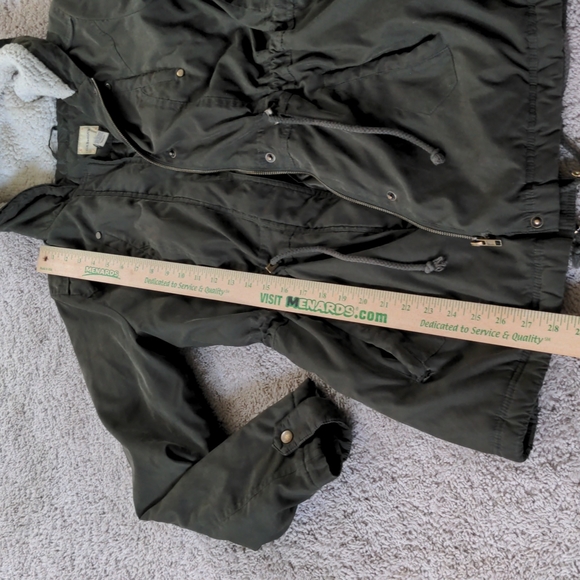 Bass Co. women's army green medium utility jacket - Picture 5 of 9
